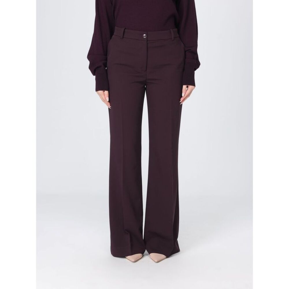 Pinko Women Pinko Petalo Mid-Rise Straight-Leg Criªpe Trousers